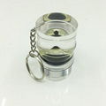 Promotion Gifts Acrylic Oil Drop Barrel Keychain 4