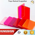 Factory produced selling well 4mm pmma acrylic color sheet 4