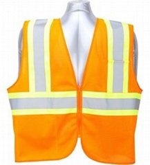 Fluo Hi Vis Safety Vest with 3m Reflective tape