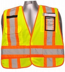 5 Points Tear Away Hi Viz Reflective Safety Wear