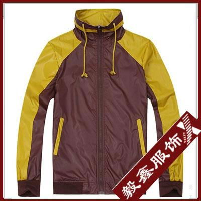 mens blank waterproof hooded sweatshirt jacket 4