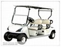4 seats electric golf car with fiberglass golf cart body Curtis controller elect 1