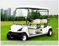 4 seats electric golf car with fiberglass golf cart body Curtis controller elect 2