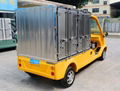 High quality 2 seats mobile food cart meal trolley truck for sale 3