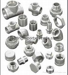 150LB BSP NPT Threaded Screwed Stainless Steel Pipe Fitting