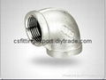 150LB Bsp NPT Threaded Screwed Stainless Steel elbow