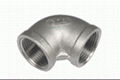 2500LB 6000LB Forged Threaded Screwed Socket Stainless Steel  elbow  1