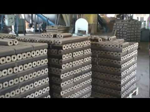 wood briquette