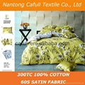 High Quality 100% Original Cotton Satin Printed Bedding Textile Fabric 3