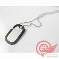 fashion and popular blank aluminum dog tag with silicon cover