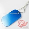 fashion and popular blank aluminum dog tag with silicon cover 3