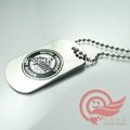 fashion and popular blank aluminum dog tag with silicon cover 2