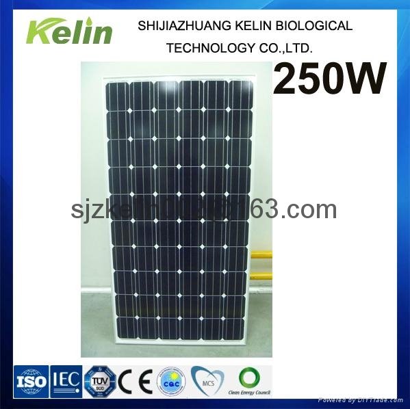 Monocrystalline 250W pv solar panel with best price 1