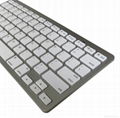 Best selling bluetooth keyboard with Lithium Battery for iPad 4