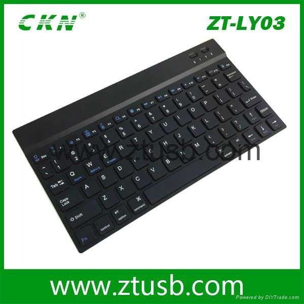 9.7 or 10.1 inch Backlit Bluetooth keyboard ZT-LY03 with factory price 