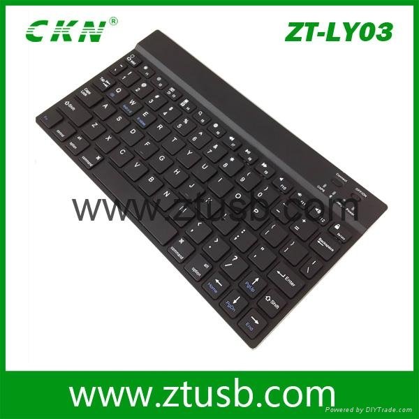 9.7 or 10.1 inch Backlit Bluetooth keyboard ZT-LY03 with factory price  2