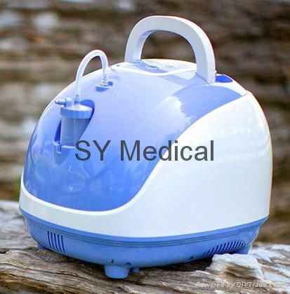 Portable oxygen concentrator for home use