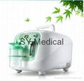 Portable home use oxygen concentrator