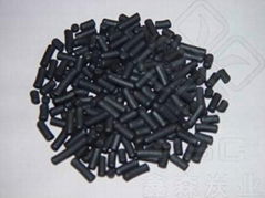 Wood based pellet and granular activated carbon