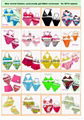 2015 sequin triangle  kid bikini swimwear 4