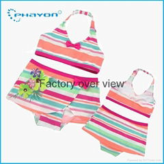 2015 pretty girl tankini swimsuit 