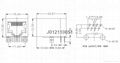 RJ45 th / Tab down