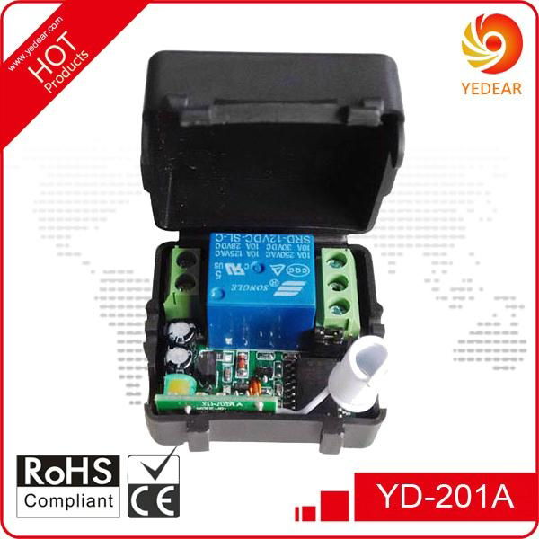 Yedear 1 Channel DC12V RF Wireless Remote Control Switch YD201A