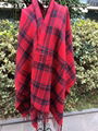 Brushed cashmere wool scarf shawl 5