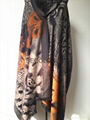 New fashion animal pattern jacquard winter scarf 4