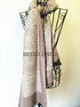 New style brushed  wool scarf shawl 3