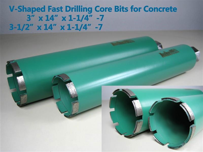 CORE DRILL BITS FOR CONCRETE