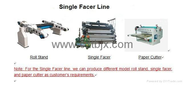 Single Facer Corrugated  Paperboard Production Line 3