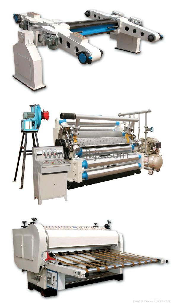 Single Facer Corrugated  Paperboard Production Line 5