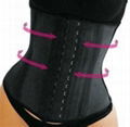 2014 wholesale hot sales sport latex waist cinchers corset 