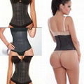 2014 wholesale hot sales sport latex waist cinchers corset  2