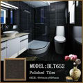 Fashion bathroom tile design for black marble floor tiles spanish 1