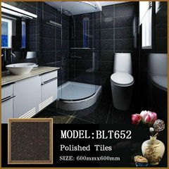 Fashion bathroom tile design for black marble floor tiles spanish