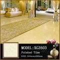 Crystal white granite tiles with economic floor polished ceramic tiles 60x60