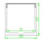 Popular LED aluminium profile set  LP5-01