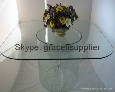 High quality tempered or Laminated furniture glass / glss furniture for table (r 4