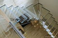 High quality Morden Comercial (interior) floor Stair thermoformed Glass / Glass  1