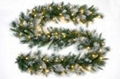frosted garland  XRT090MWCX190FAL