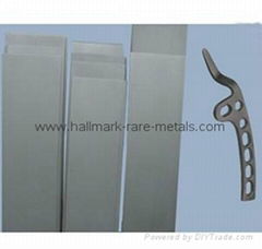 Titanium plate(sheet) for internal bone fixation