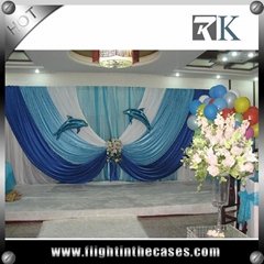 Adjustable Pipe And Drape For Wedding Event Backdrop