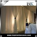 Hanging decorative fabric pipe and drape round wedding dripping decoration 2