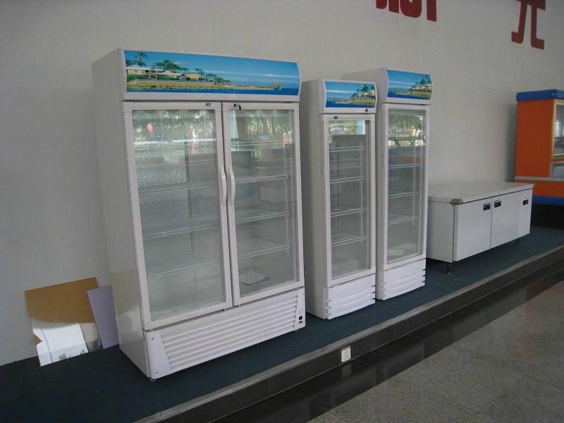 浙江宁波玻璃门展示饮料柜 3