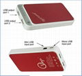 portable vip-tek power bank 5200mah lipo for mobile phone digtal devices 3