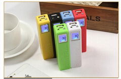 Mini LED display perfume 2600MAH mobile power bank