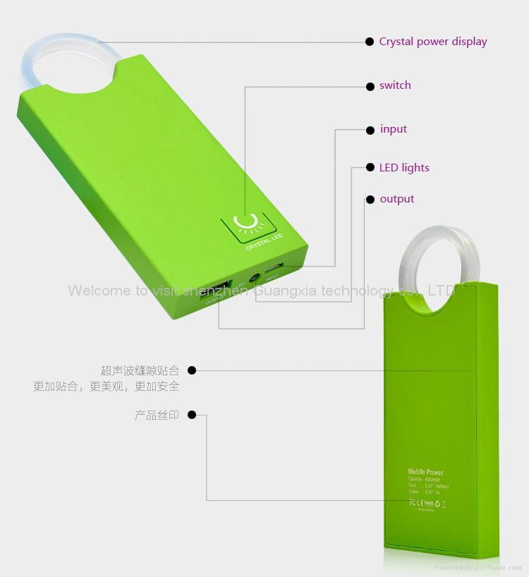 new arrival 4000mAh power bank ultra slim power bank 3