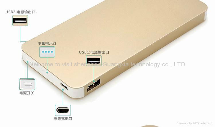 Double USBpower bank 20000 mah power bank power bank birthday gifts